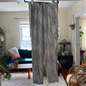 Michael Kors Drawstring Snakeprint Pants
